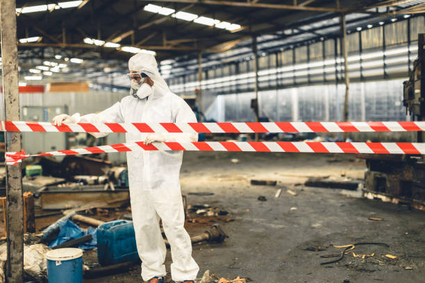 Professional Odor Removal technician working in Wrightstown, NJ